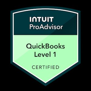 Intuit ProAdvisor — QuickBooks Level 1 Certified